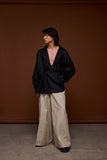 Camisa negra lino