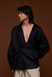 Black Linen Shirt