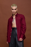 Red Poplin Shirt