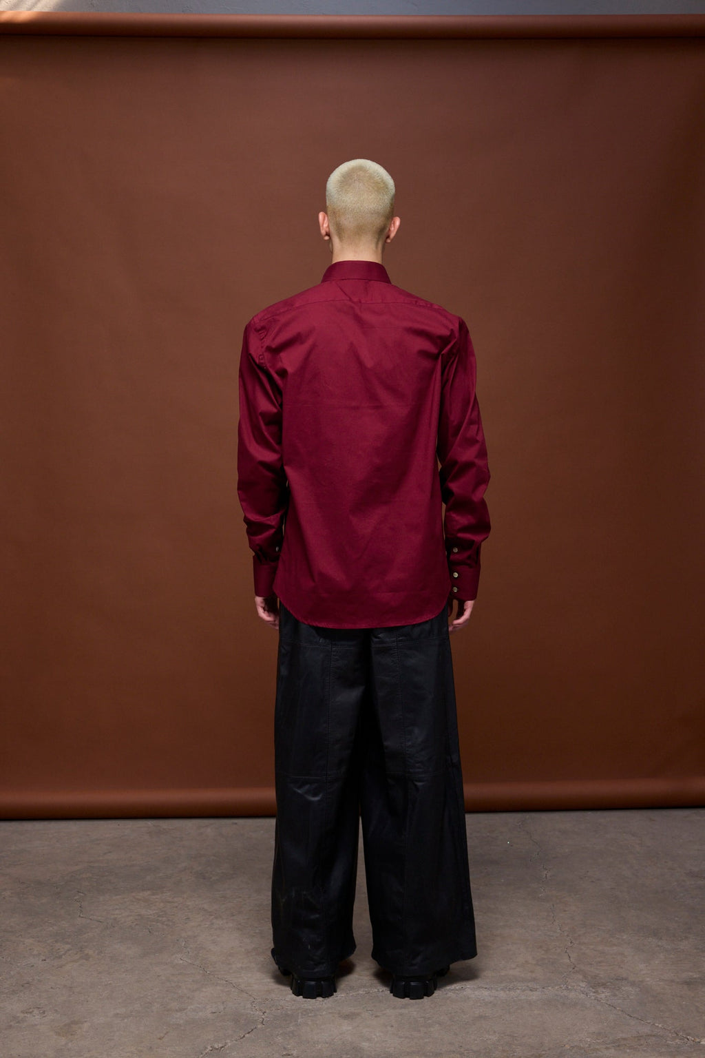 Camisa roja popelina
