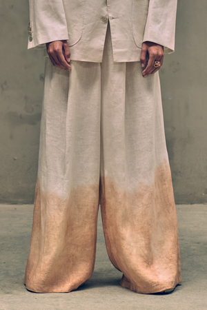 Dyed Linen Pants