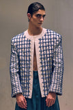 Blue Braided Rope Jacket