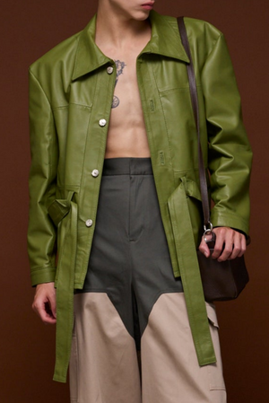 Green Leather Jacket