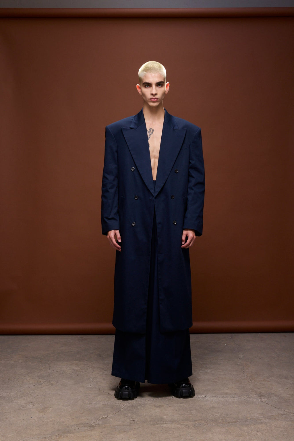 Pantalón mavre azul 