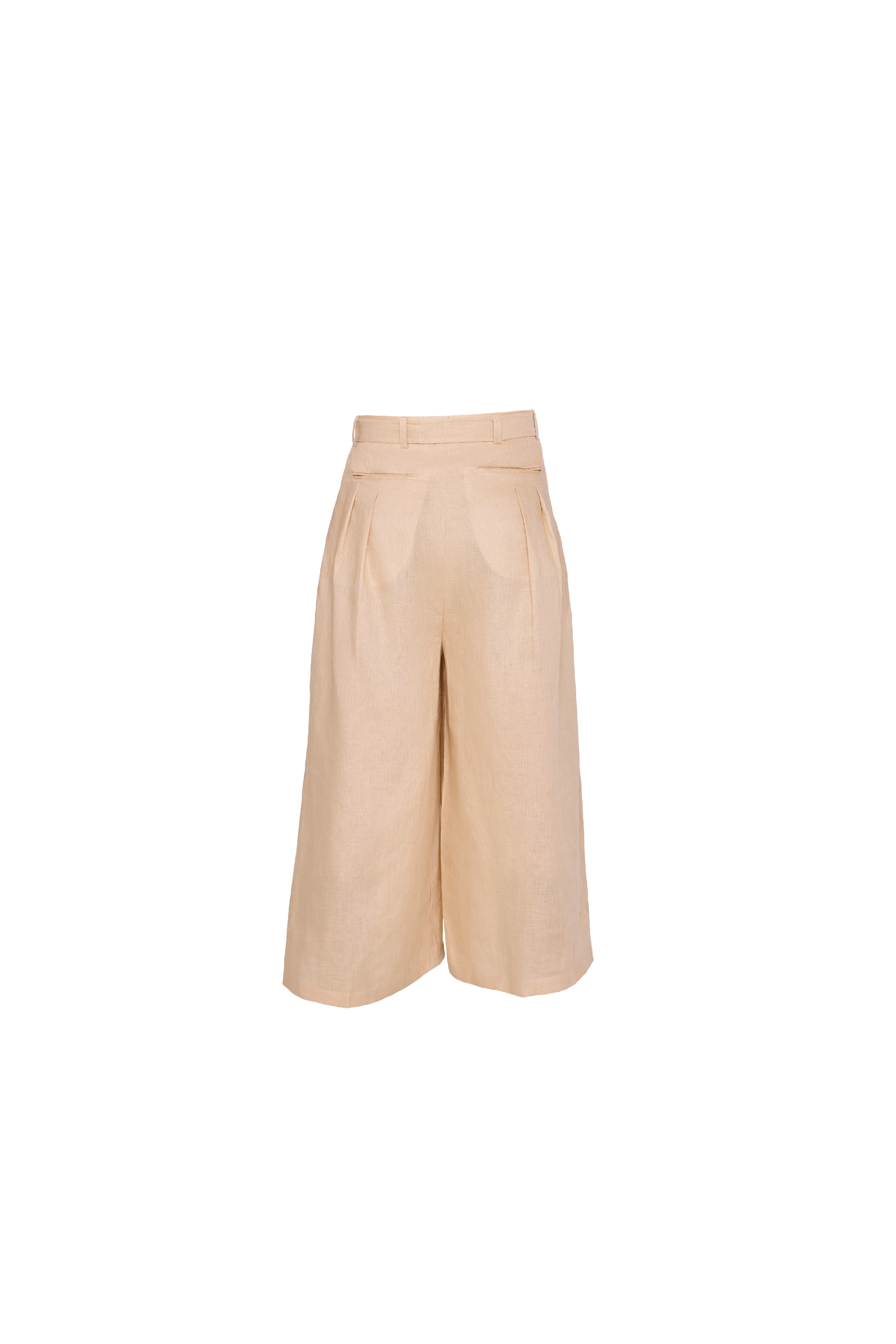 Wheat Linen Pants